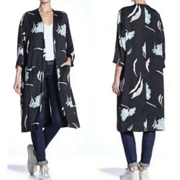 1. State Jackets & Blazers - 1.State Floral Kimono Jacket